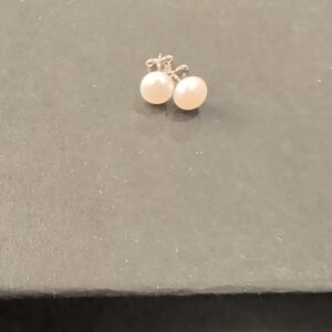 Elegant Pearl Stud Earrings